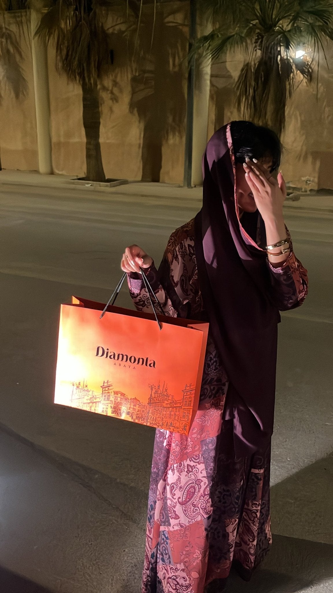 عباية - إيمان - diamonta - abaya